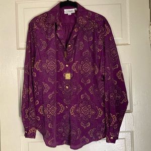 Vintage Liquid Silk Peters & Ashley Top